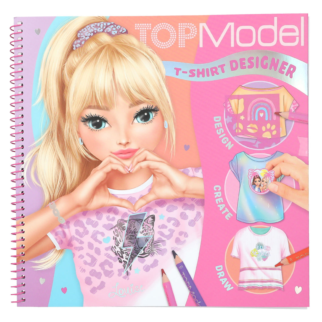 Top Model Colouring Book T-Shirt Designer, The Bubble Room Toy Store Dublin