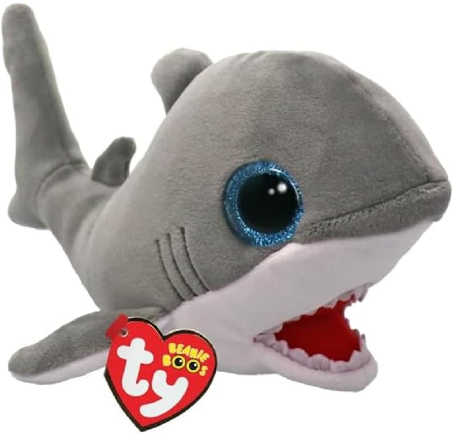 Ty Beanie Boo Finnegan the Shark The Bubble Room Toy Store