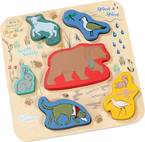 We’re Going On a Bear Hunt - Wooden Shape Puzzle The Bubble Room Toy Store Dublin