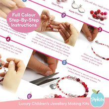 Load image into Gallery viewer, Pipkits Raspberry Berries Beaded Bracelet Kit The Bubble Room Dublin