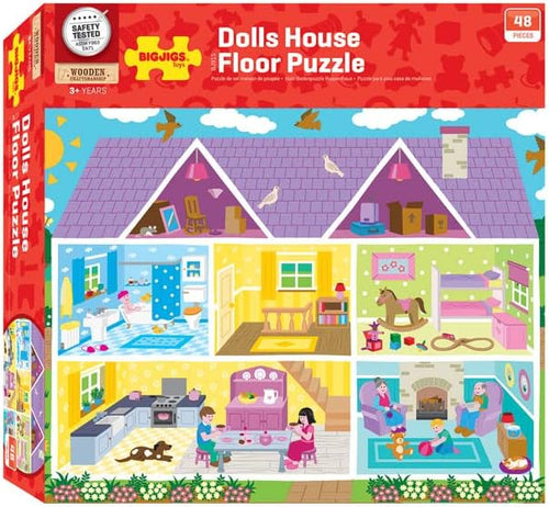 Bigjigs Dolls House Floor Puzzle (48 piece) The Bubble Room Toy Store Dublin