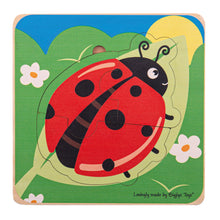 Load image into Gallery viewer, Bigjigs Lifecycle Layer Puzzle - Ladybug