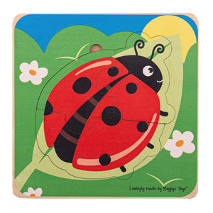 Bigjigs Lifecycle Layer Puzzle - Ladybug