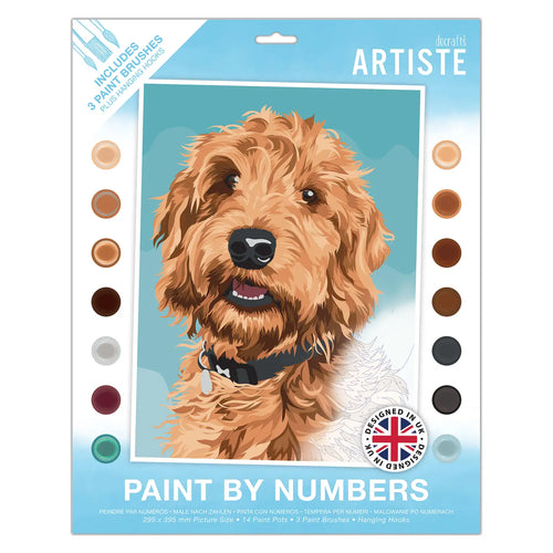 Artiste Paint by Numbers: Labradoodle The Bubble Room Toy Store Dublin