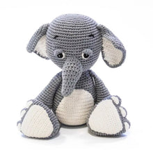 Load image into Gallery viewer, Cubbies Crochet Elephant The Bubble Room Toy Store Dublin