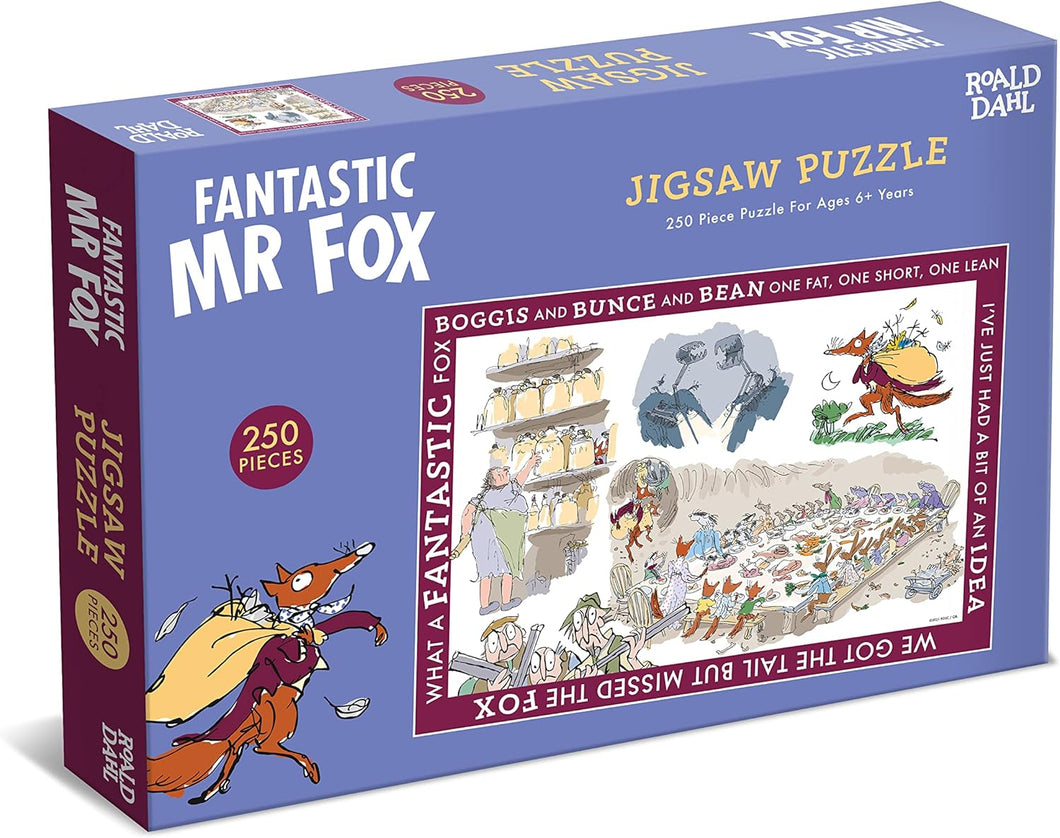 Roald Dahl Fantastic Mr Fox Puzzle 250 piece The Bubble Room Toy Store Dublin