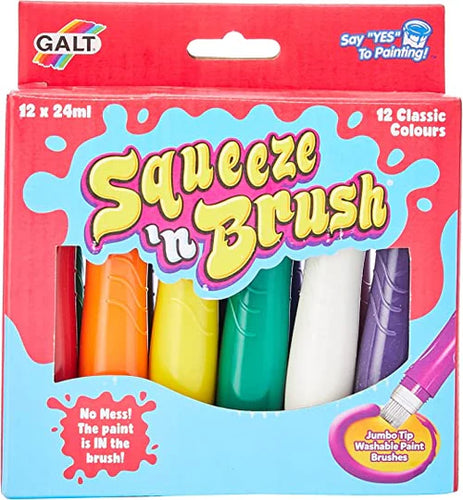 Squeeze 'n Brush  12 Classic Colours The Bubble Room Toy Store Dublin