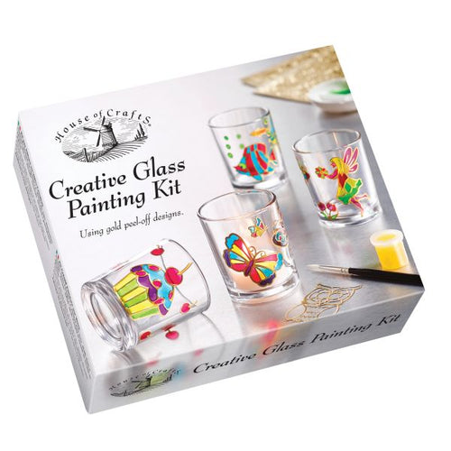 House of Crafts Creative Glass Painting Kit The Bubble Room Toy Store Dublin