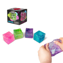 Load image into Gallery viewer, Scrunchems Glitter Sugar Cube The Bubble Room Toy Store Dublin