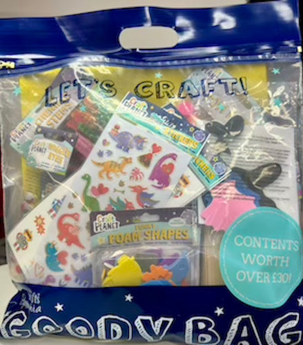 Arts and Crafts Supplies Goody Bag The Bubble Room Toy Store Dublin
