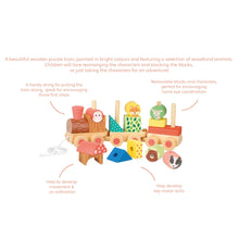 Load image into Gallery viewer, Orange Tree Woodland Puzzle Train The Bubble Room Toy Store Dublin