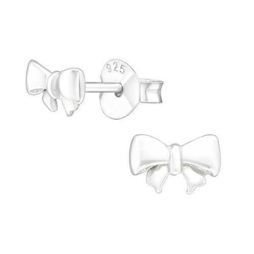 Bow Studs (Sterling Silver)