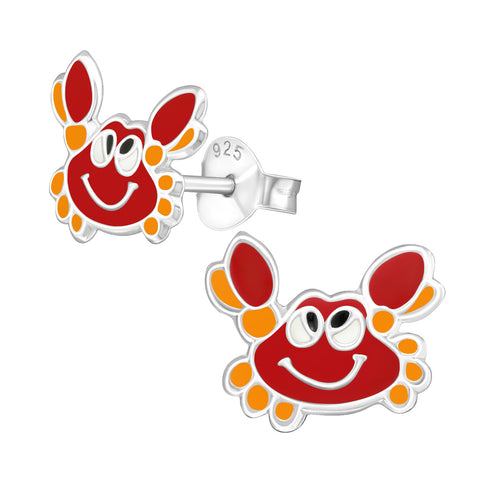Crab Earrings (Sterling Silver)