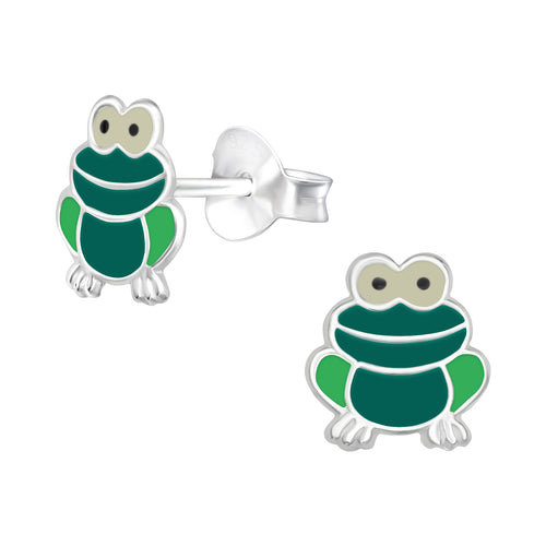 Frog earrings (Sterling Silver)