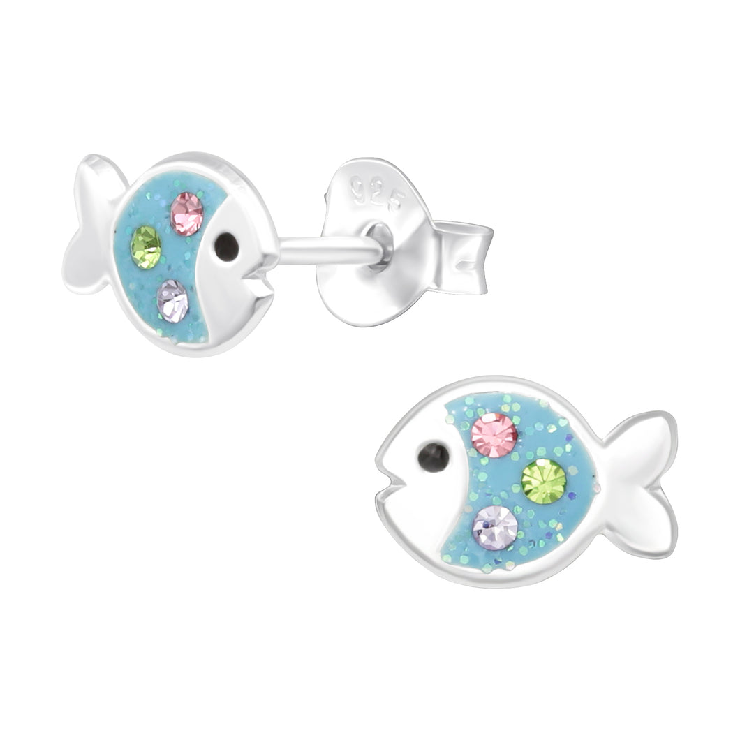 Fish Earrings (Sterling Silver)