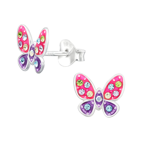 Butterfly Earrings (Sterling Silver)