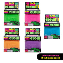 Load image into Gallery viewer, NeeDoh Nice Cube Glow The Bubble Room Toy Store Dublin