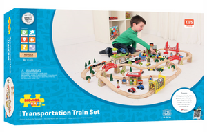 Bigjigs Transportation Train Set The Bubble Room Toy Store Dublin