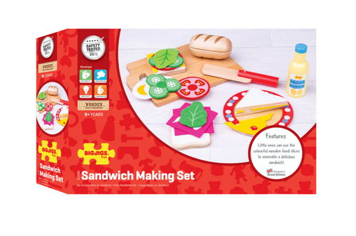 Bigjigs Sandwich Making Set The Bubble Room Toy Store Dublin