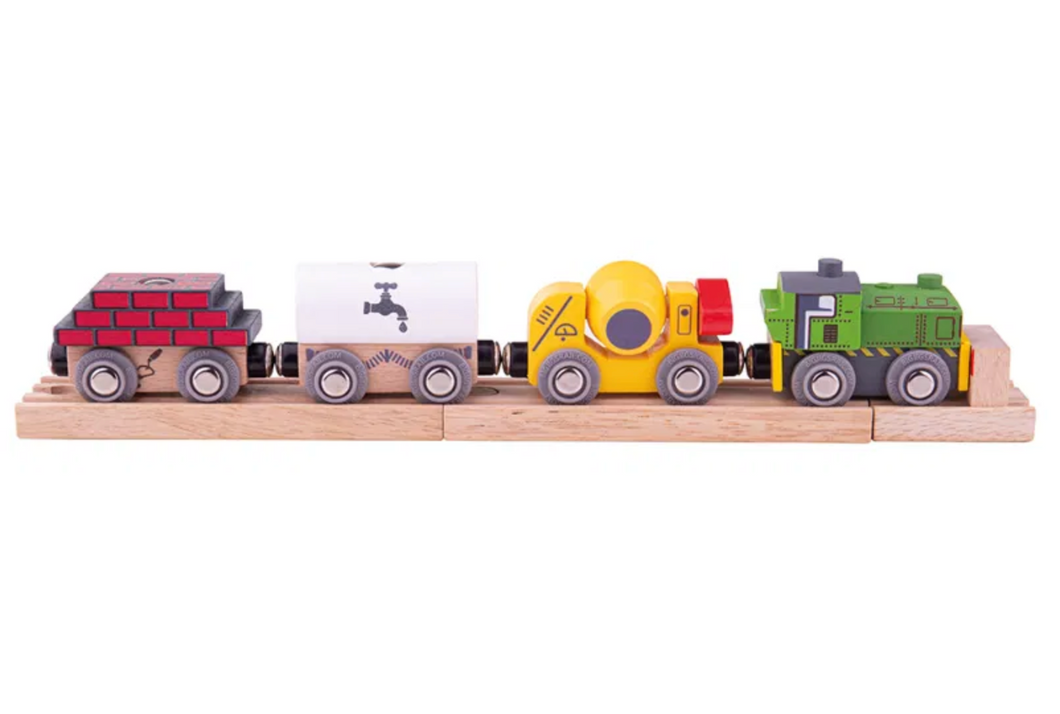 Bigjigs Construction Train The Bubble Room Toy Store Dublin