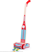 Load image into Gallery viewer, Bigjigs Wooden Upright Vacuum The Bubble Room Toy Store Dublin
