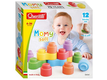 Load image into Gallery viewer, Quercetti Cubes Momy Soft 12 pieces The Bubble Room Toy Store Dublin