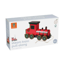 Load image into Gallery viewer, Orange Tree Steam Train Pull Along The Bubble Room Toy Store Dublin