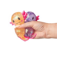 Load image into Gallery viewer,  Scrunchems Suger Axolotl Squishy The Bubble Room Toy Store Dublin
