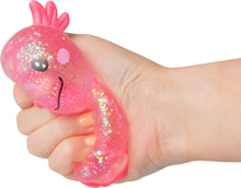 Load image into Gallery viewer,  Scrunchems Suger Axolotl Squishy The Bubble Room Toy Store Dublin