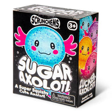 Load image into Gallery viewer,  Scrunchems Suger Axolotl Squishy The Bubble Room Toy Store Dublin