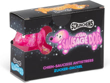 Load image into Gallery viewer, Scrunchems Sugar Sausage Dog The Bubble Room Toy Store Dublin