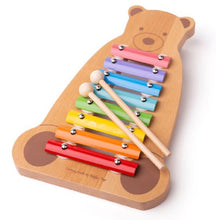Load image into Gallery viewer, Tidlo Musical Bear Xylophone The Bubble Room Toy Store Dublin
