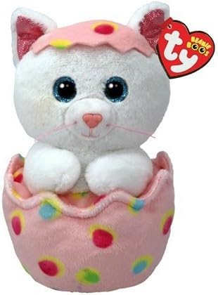 Ty Beanie Boo Giggles Cat in Easter Egg The Bubble Room Toy Store Dublin