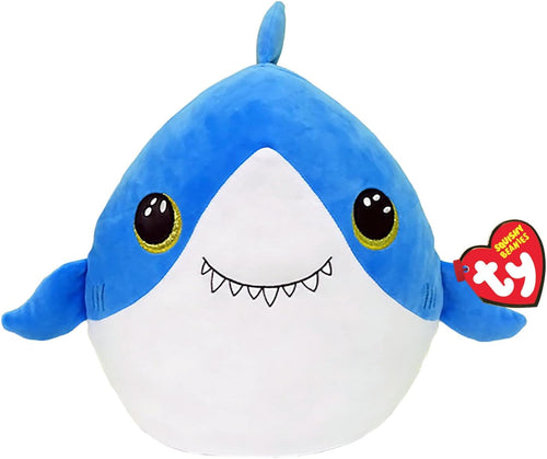 Ty Squish a boo Finsley Shark 20cm The Bubble Room Toy store Dublin