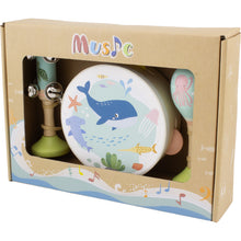 Load image into Gallery viewer, Ulysse Toys Musical Set Whale The Bubble Room Toy Store Dublin