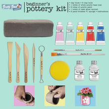 Load image into Gallery viewer, Busy Bee Craft Air Dry Clay Pottery Starter Kit The Bubble Room Toy Store Dublin