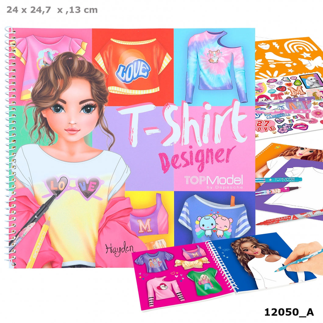 Top Model Colouring Book T-Shirt Designer The Bubble Room Toy Store Dublin