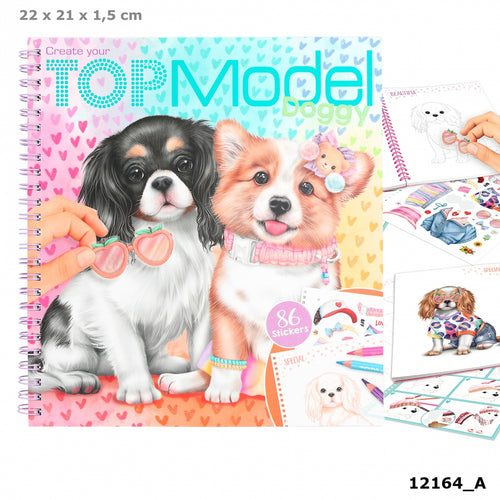Top Model Doggy Colouring Book The Bubble Room Toy Store Dublin
