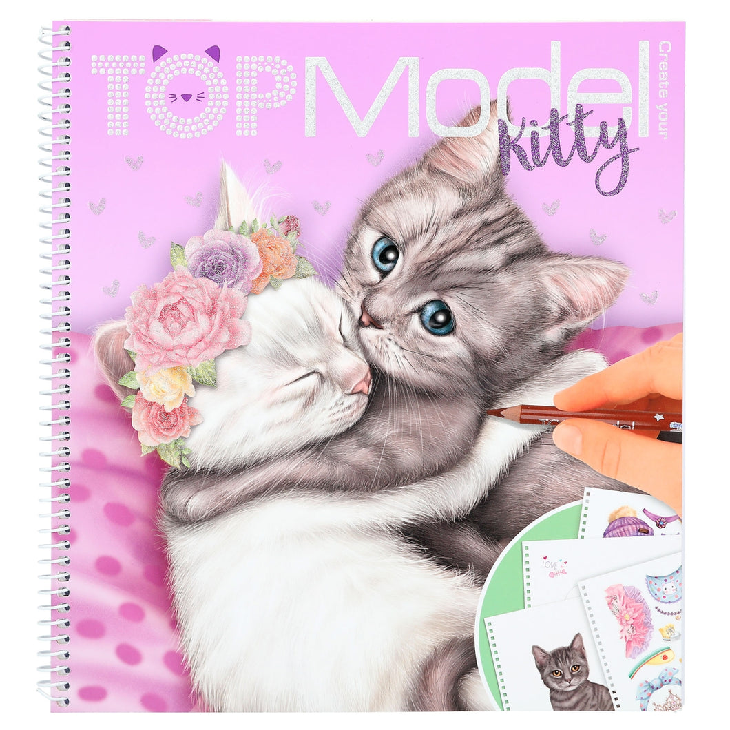 Top Model Create Your Moonlight Kitty Colouring Book The Bubble Room Dublin