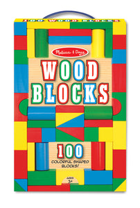 Melissa & Doug 100 Piece Wood Blocks Set The Bubble Room Toy Store Dublin