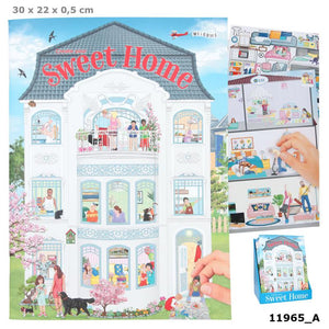 Create your Sweet Home Colouring Book