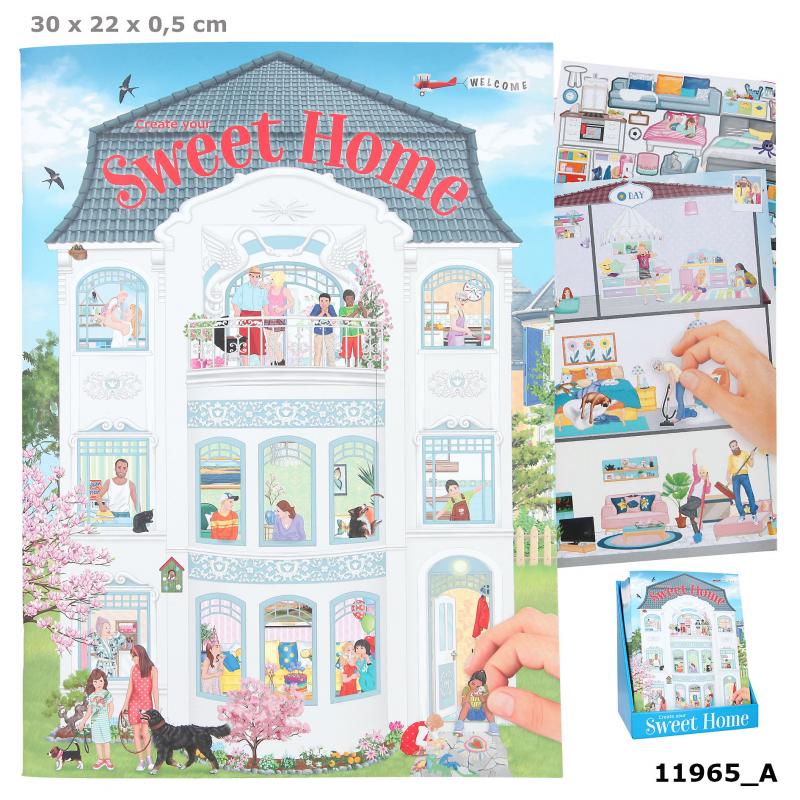 Create your Sweet Home Colouring Book