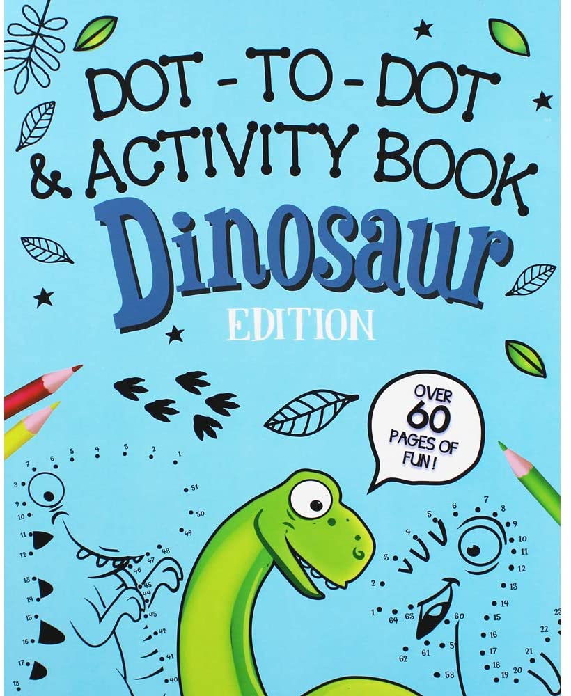 Dot-to-Dot activity book Dinosaur
