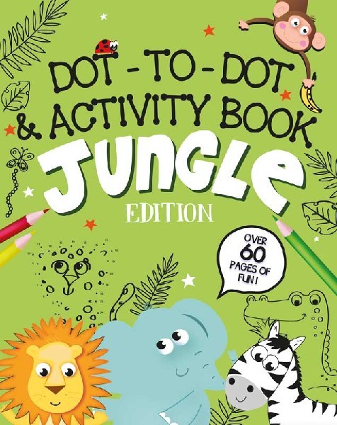 Dot-to-Dot Activity book Jungle