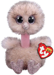 Beanie Boo Henna Brown Ostrich The Bubble Room Toy store Dublin