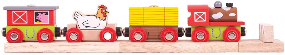 Bigjigs Rail Farmyard Train