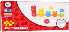 Load image into Gallery viewer, Bigjigs Count and Stack The Bubble Room Toy Store Skerries Dublin
