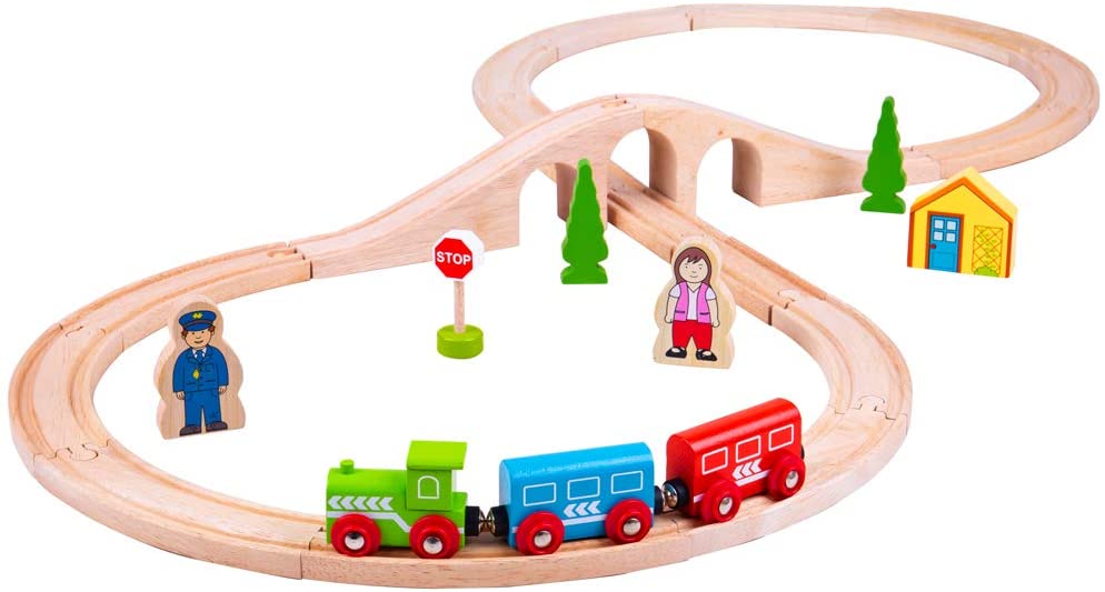 Bigjigs Figure of eight train set The Bubble Room Toy Store Skerries Dublin