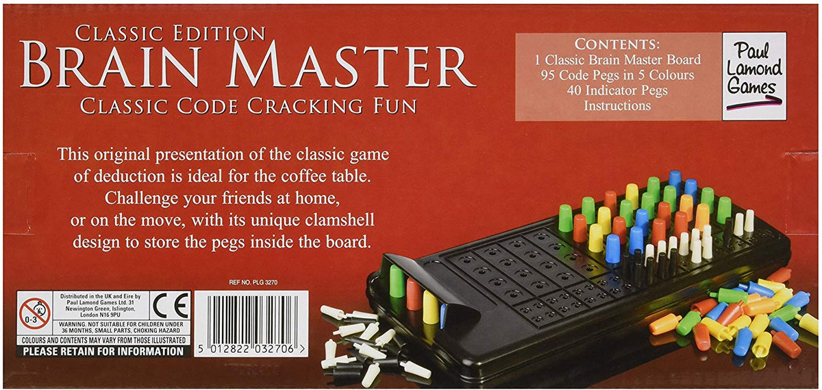 Paul Lamond Games Brain Master Classic Edition - Gioco Da Tavolo Di Strategia E Deduzione