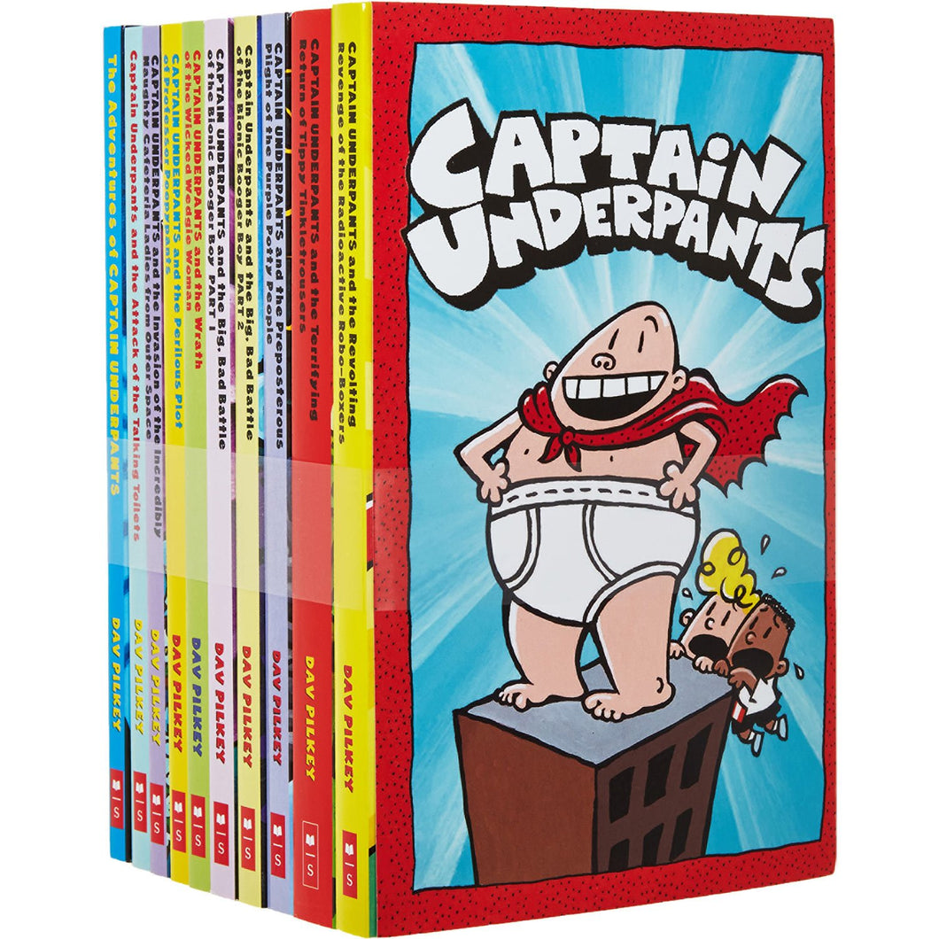 Captain Underpants 10 Book Box Set The Bubble Room Book Store Dublin